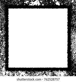 Frame vector black and white grunge