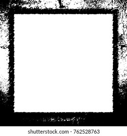 Frame vector black and white grunge