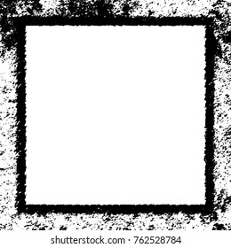 Frame vector black and white grunge