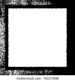 Frame vector black and white grunge