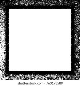 Frame vector black and white grunge