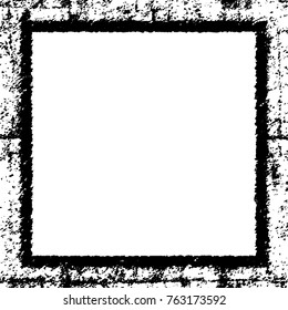 Frame vector black and white grunge