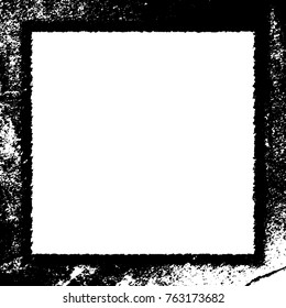Frame vector black and white grunge