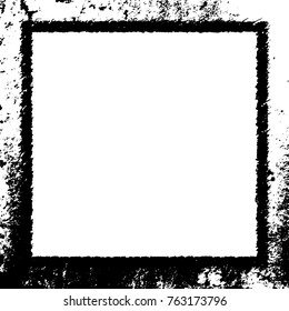 Frame vector black and white grunge
