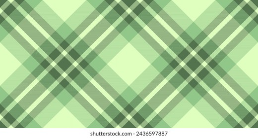 Frame vector check texture, goose fabric pattern background. Blank seamless plaid textile tartan in green and light color.