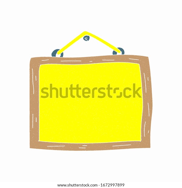 Frame Vector Design Digital Hand Drawn Stock Vector (Royalty Free ...