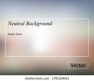 frame vector, gradient background, with centered glowing bright light, two white thin frames with different font texts. White framed button for landing page, border vector