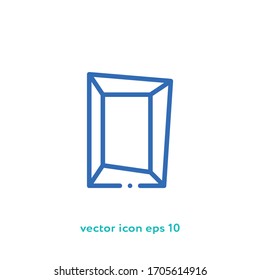 Icono de vector de marco. Ui/Ux. Calidad superior.