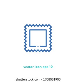 Frame vector icon illustration. Ui/Ux. Premium quality.