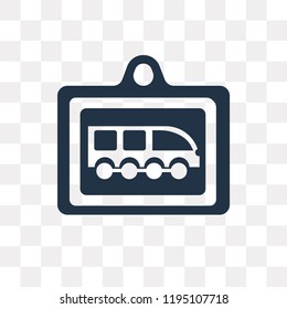 Frame vector icon isolated on transparent background, Frame transparency concept can be used web and mobile