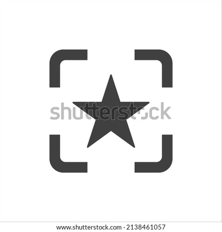 frame vector icon on white background. EPS 10