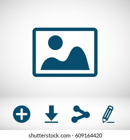 Frame vector icon web