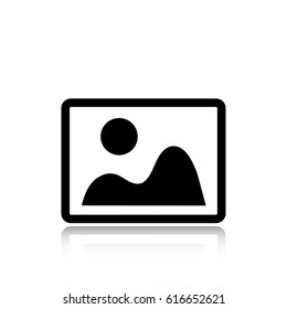 Frame vector icon web