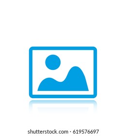 Frame vector icon web