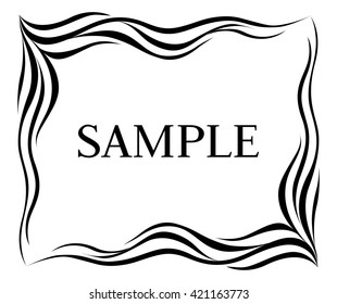 frame. vector Illustration