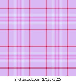 Rahmen Vektor Textur Stoff, Frauen Mode Hintergrund überprüfen Tartan. Hotel Textil karierte Muster nahtlos in hellen und rosa Farben Palette.