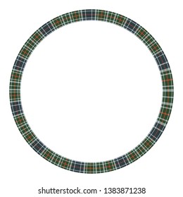 Frame vector vintage pattern design. Tartan plaid texture. Isolated on white background. Template for collage art in retro style.