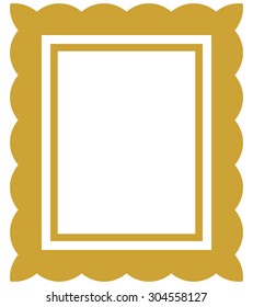 Frame vector vintage picture framed