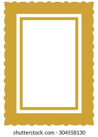 Frame vector vintage picture framed