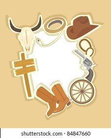 the frame from Vector Wild West Western