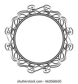 frame victorian decoration icon vector illustration design