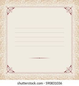 frame vintage background
