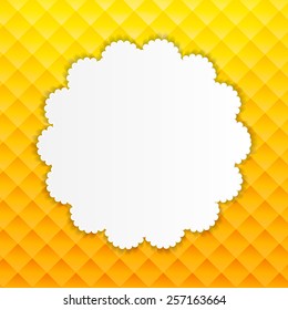 Frame in Vintage Background. Vector Illustration. 