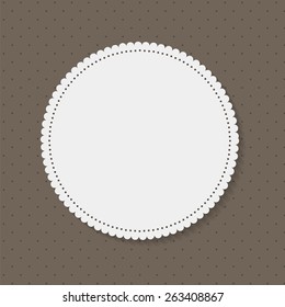 Frame in Vintage Background. Vector Illustration. EPS10 