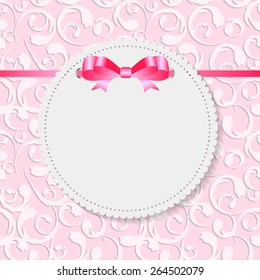 Frame in Vintage Background. Vector Illustration. EPS10 