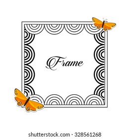 frame vintage design, vector illustration eps10 graphic 