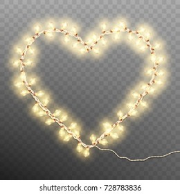 Frame with vintage garlands. EPS 10 vector file included