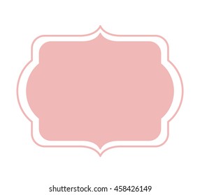 frame vintage isolated icon design, vector illustration  graphic 