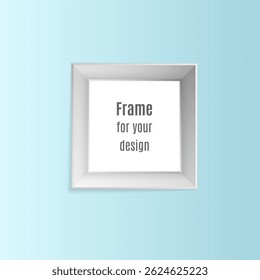 Frame with vintage ornament and retro corner design in elegant outline style showing blank vector border layout for document template certificate or greeting label in victorian wedding element

