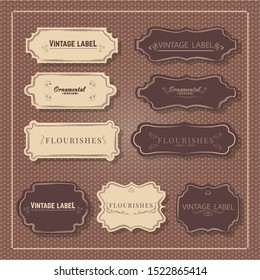 frame vintage set. borders vintage