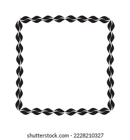 Frame, in vintage style with elements of ornament, Vector illustration eps 10, Art.	