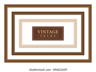 Frame Vintage Vector