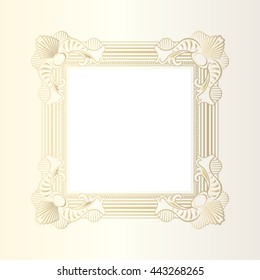 frame vintage vector illustration icon invitation photo label pattern retro logo paper wallpaper