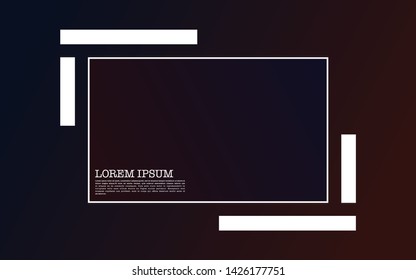 frame wall vector template ornament decoration