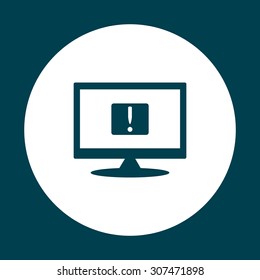 Frame warnings, important information security. icon. vector design