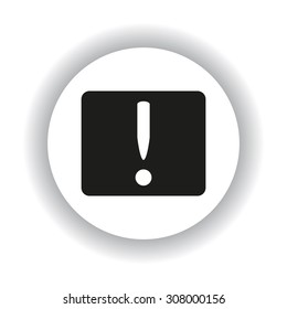 Frame warnings, important information security. icon. vector design