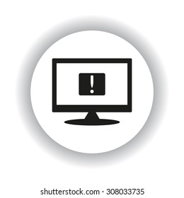 Frame warnings, important information security. icon. vector design