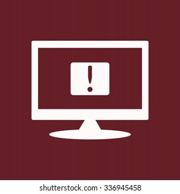 Frame warnings, important information security. icon. vector design