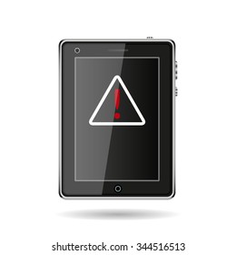 Frame warnings, important information security. icon. vector design