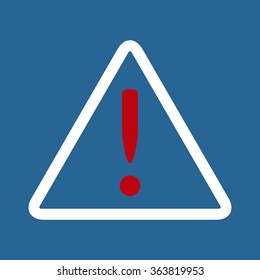 Frame warnings, important information security. icon. vector design