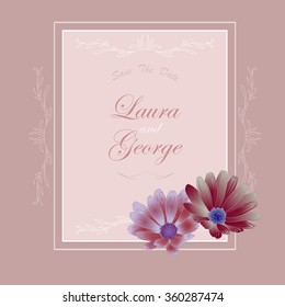 Frame for wedding cards