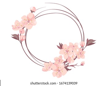 flower circle border