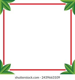 Frame Work Create from Cannabis also known as Marijuana Leaf Silhouette, can use for Decoration, Ornate, Background, Frame, Space for Text of Image, or Graphic Design. Vector Illustration
