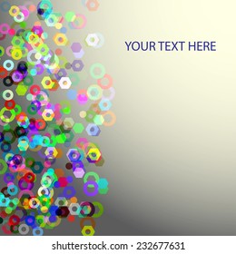 frame for your text with colors elements