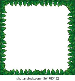 Frame for your text with floral background. Greeting card, invitation, banner.
