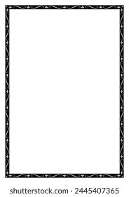 frame for your text, photos or invitations, Frame blank. Elegant frame for certificate, diploma, voucher. vector frame for invitation, congratulation